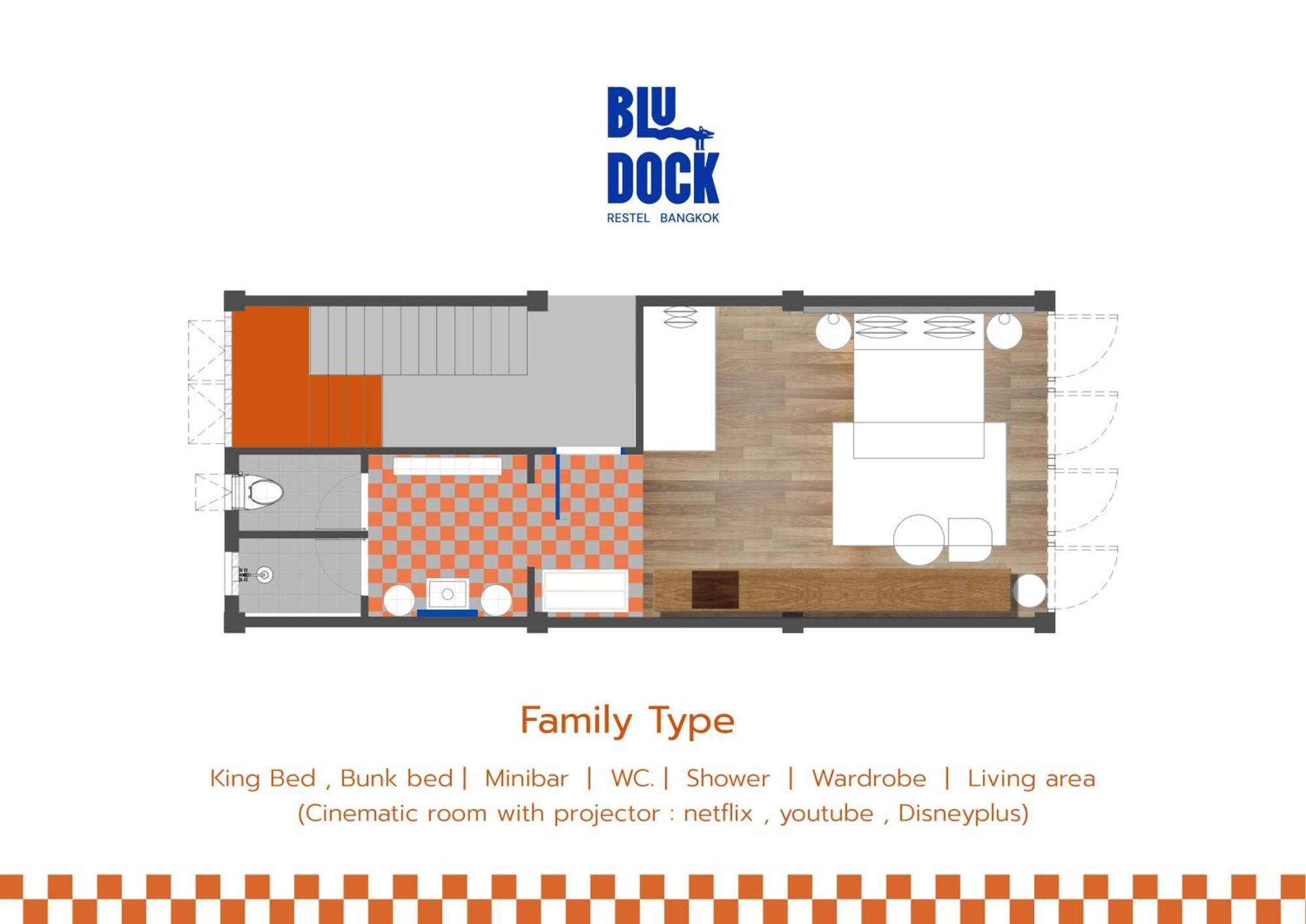 Blu Dock Restel Bangkok Bagian luar foto